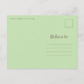 Ice Cream Cone Foto's Birthday Party Uitnodiging Briefkaart (Achterkant)