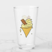 Ice Cream Cone Glas (Achterkant)