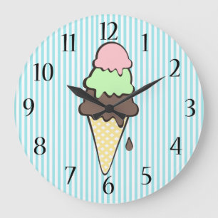 Ice Cream Cone Grote Klok