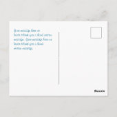 Ice Cream Cone, Hete Luchtballon Whimsical, Namen Briefkaart (Achterkant)