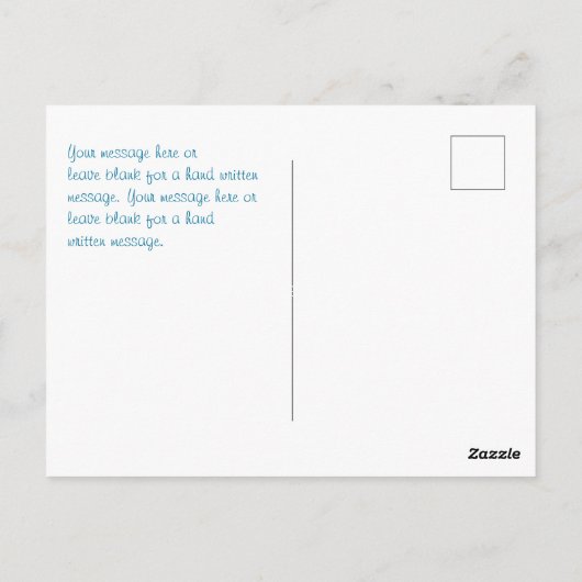 Ice Cream Cone, Hete Luchtballon Whimsical, Namen Briefkaart (Achterkant)