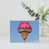 Ice Cream Cone Hot Air ballon Briefkaart (Staand voorkant)