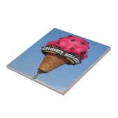 Ice Cream Cone Hot Air ballon Tegeltje (Zijkant)