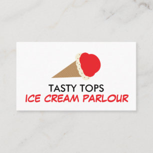 Ice Cream Cone, Ice Cream Parlor Visitekaartje