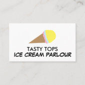 Ice Cream Cone, Ice Cream Parlor Visitekaartje (Voorkant)