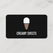 Ice Cream Cone Icon / Variatie / Punch Kaart Klantenkaartje (Voorkant)