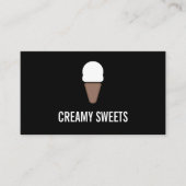 Ice Cream Cone Icon Visitekaartje (Voorkant)