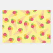 Ice Cream Cone Inpakpapier Vel (Voorkant 3)