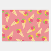 Ice Cream Cone Inpakpapier Vel (Voorkant)