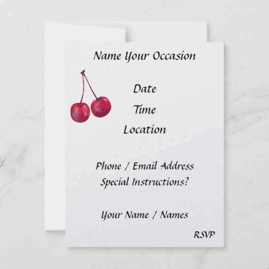 Ice Cream Cone Kaart (Achterkant)