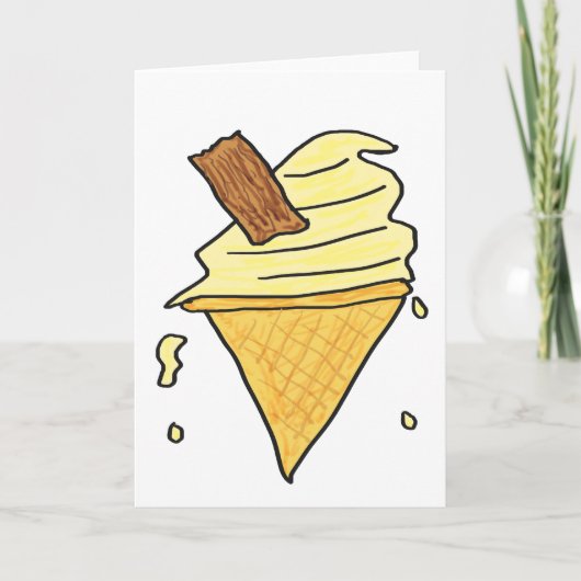 Ice Cream Cone Kaart (Voorkant)
