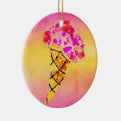 Ice Cream Cone Keramisch Ornament (Rechts)