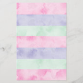 Ice Cream Cone Kinder gevoerde briefschrijfpapier (Achterkant)