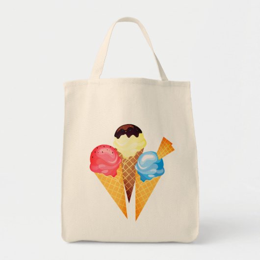 Ice Cream Cone - Kruidenier Tas (Voorkant)