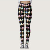 Ice Cream Cone-Leggings Unieke speelgoedvrouwen Leggings (Voorkant)