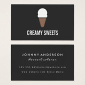 Ice Cream Cone Logo Visitekaartje (Voorkant /achterkant)