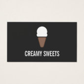 Ice Cream Cone Logo Visitekaartje (Voorkant)