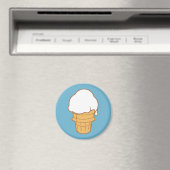Ice Cream Cone Magneet (Insitu (Vaatwasser))