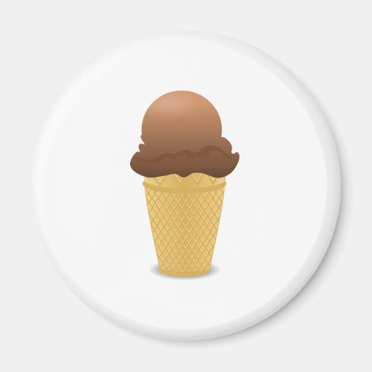 Ice Cream Cone Magneet (Voorkant)