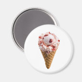 Ice Cream Cone Magneet (Voorkant / Achterkant)