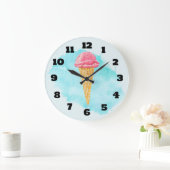 Ice Cream Cone met een blauw schilderplaatje Grote Klok (Huis)