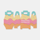 Ice Cream Cone met Sprinkles Fun Favor Box Bedankdoosjes (Uitgevouwen)