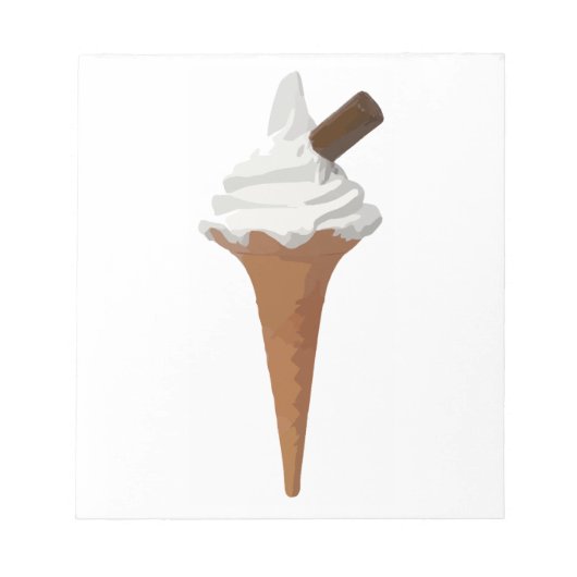 Ice Cream Cone Notitieblok (Voorkant)