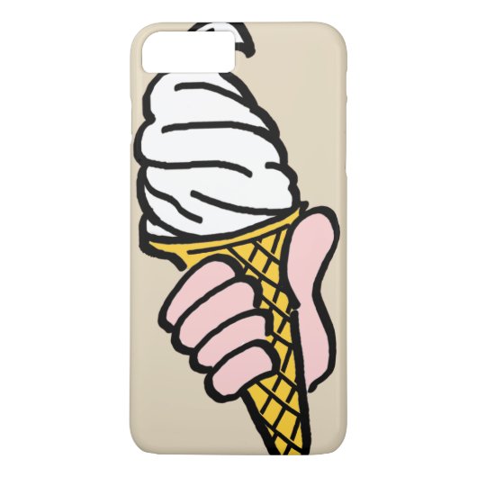 Ice Cream Cone-ontwerp Case-Mate iPhone Case (Achterkant)