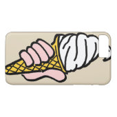 Ice Cream Cone-ontwerp Case-Mate iPhone Case (Achterkant (Horizontaal))