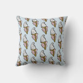Ice Cream Cone-ontwerp Kussen (Achterkant)