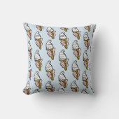 Ice Cream Cone-ontwerp Kussen (Voorkant)