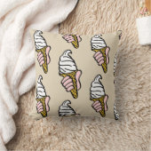 Ice Cream Cone-ontwerp Kussen (Deken)