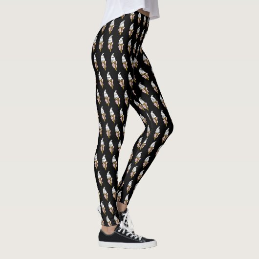 Ice Cream Cone-ontwerp Leggings (Rechts)