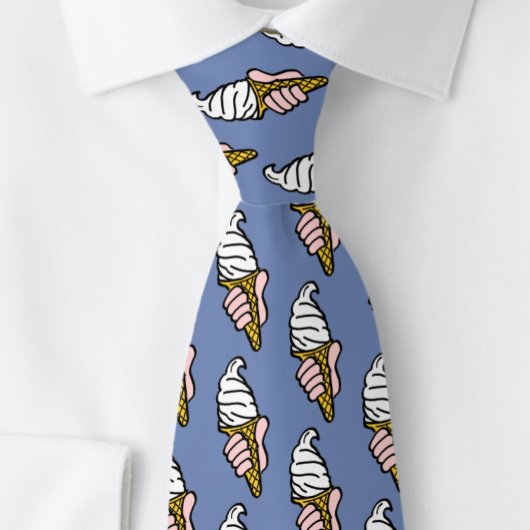 Ice Cream Cone-ontwerp Stropdas
