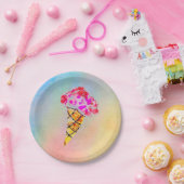 Ice Cream Cone Paper Bord (Feest)