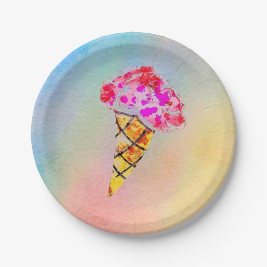 Ice Cream Cone Paper Bord (Voorkant)