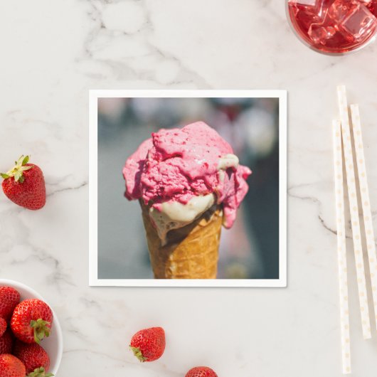 Ice Cream Cone papieren servetten (Insitu)