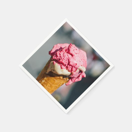 Ice Cream Cone papieren servetten (Hoek)
