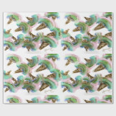 Ice Cream Cone Party Lovitude Gift Wrap Cadeaupapier (Vlak)