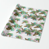 Ice Cream Cone Party Lovitude Gift Wrap Cadeaupapier (Uitgerold)