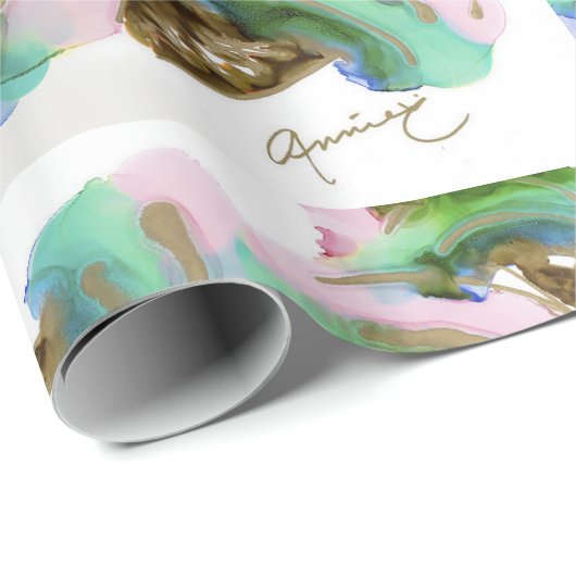 Ice Cream Cone Party Lovitude Gift Wrap Cadeaupapier (Rol Hoek)