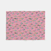 Ice Cream Cone Patroon Fleece Deken (Voorkant (Horizontaal))