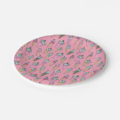 Ice Cream Cone-patroon Papieren Bordje (Gekanteld)