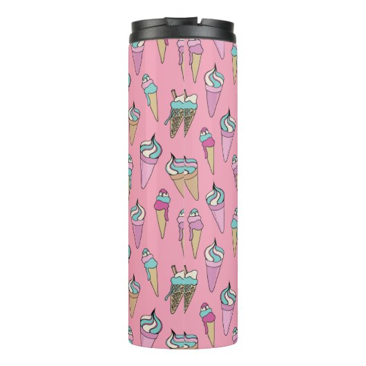 Ice Cream Cone-patroon Thermosbeker (Achterkant)