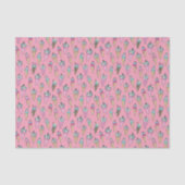 Ice Cream Cone-patroon Tissuepapier (Voorkant)