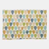 Ice Cream Cone Pattern Mid-eeuwse Moderne Theedoek (Horizontaal)