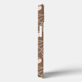 Ice Cream Cone Pattern on Brown Case-Mate iPhone Case (Achterkant / Rechts)