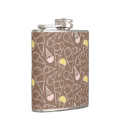 Ice Cream Cone Pattern on Brown Heupfles (Rechts)