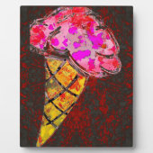 Ice Cream Cone Plaque Fotoplaat (Voorkant)