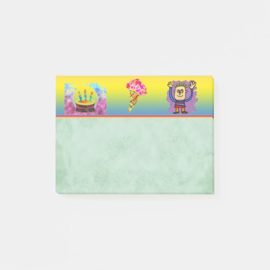 Ice Cream Cone Post-it Notes (Voorkant)